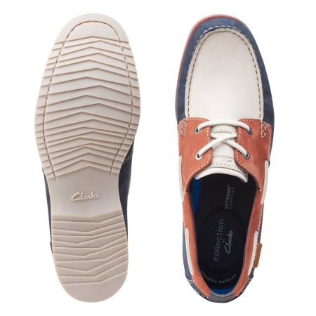 Мужские топсайдеры Clarks Noonan Lace 26160222, синие