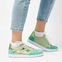 44413125-1000 - Женские кеды Bugatti, зеленые