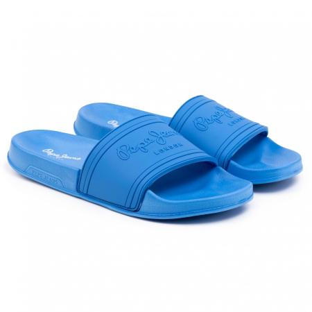 Женские сланцы Pepe Jeans London SLIDER UNISEX PLS70081, синие