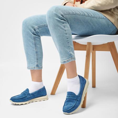 Женские лоферы Clarks 22213047, голубые