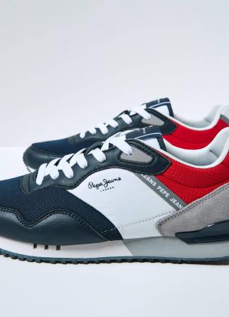 Мужские кроссовки Pepe Jeans London LONDON ONE ROAD M PMS30821, синие