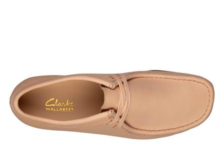 Женские полуботинки Clarks Wallabee 2 26159488, розовые Женские полуботинки Clarks Wallabee 2 26159488, розовые