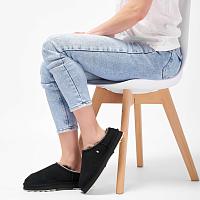 Slipper Sharky scuff W13179 - Женские тапочки EMU Australia, черные Slipper Sharky scuff W13179 - Женские тапочки EMU Australia, черные