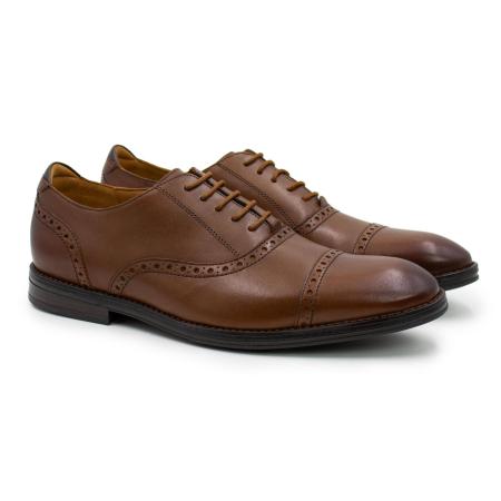 Мужские оксфорды брогированные Clarks CitiStrideWing 26165502, коричневые
