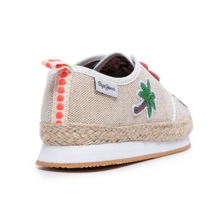 Детские кроссовки Pepe Jeans London BABEL RAFIA PGS30379, бежевые