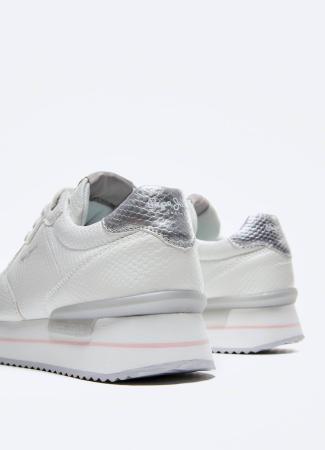 Женщины кроссовки Pepe Jeans London RUSPER BELL PLS31188, белые