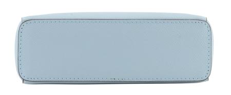 Женская сумка Maison Pourchet Cassetta Leather 77101, голубая