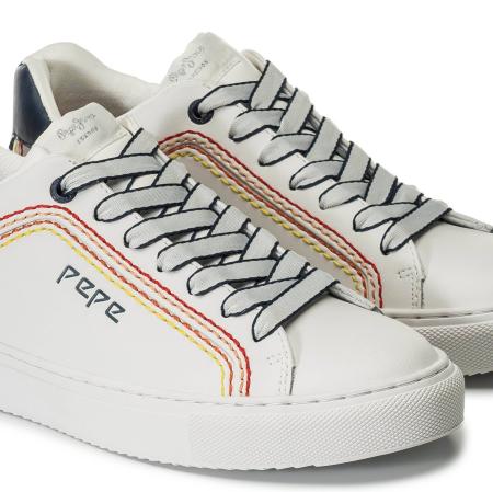 Женские кеды Pepe Jeans London ADAMS ROLLS PLS30961, белые