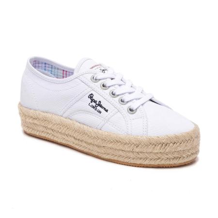 Женские кеды Pepe Jeans London ABERSUN PLS30870, белые
