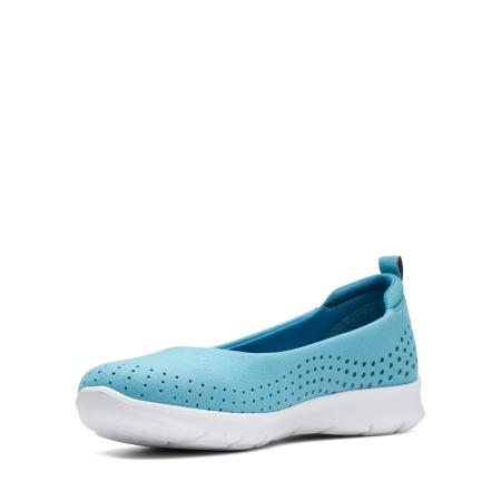 Женские балетки Clarks Step AllenaSea 26141510, голубые