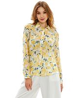 LEMON COTTON SILK SHIRT 4320121 - LEMON COTTON SILK SHIRT 4320121
