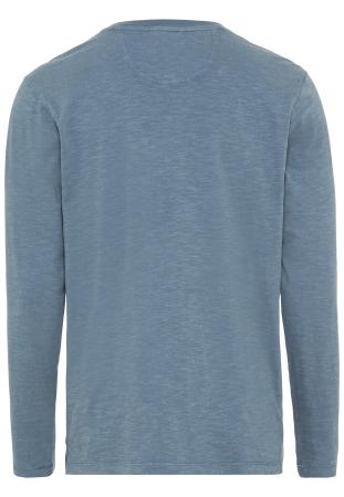 Мужская футболка Camel Active Henley 409675-1T05, голубая