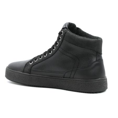 Мужские высокие кеды Bullboxer 070X58383A 070X58383ABLCK, черные