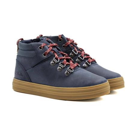 Детские высокие кеды Clarks Nova Hike K 26161958, синие