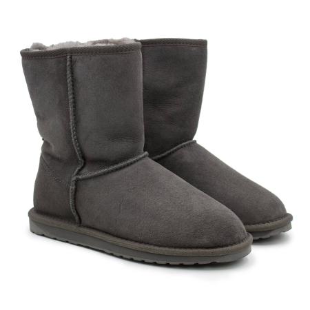 Женские угги EMU Australia Stinger Lo W10002, серые Женские угги EMU Australia Stinger Lo W10002, серые