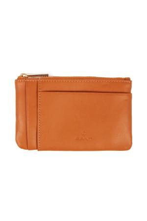 Женский чехол для карт Gant LEATHER CARD HOLDER 4970046, коричневый