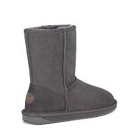 Stinger Mini W10003 - Женские полусапоги из овчины (угги) EMU Australia, серые Stinger Mini W10003 - Женские полусапоги из овчины (угги) EMU Australia, серые