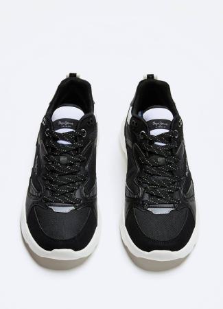 Мужские кроссовки Pepe Jeans London BROOKS EDT 73 PMS30739, черные