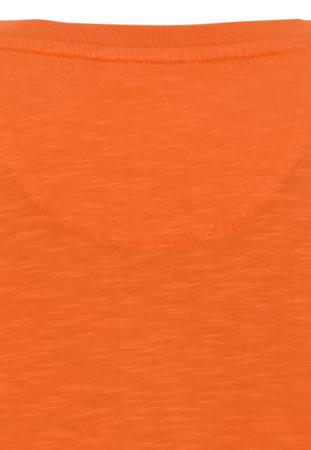 Мужская футболка Camel Active Henley 409775-1T04, оранжевая