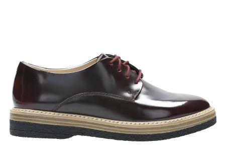 Женские дерби Clarks Zante Zara 26126649, бордовые