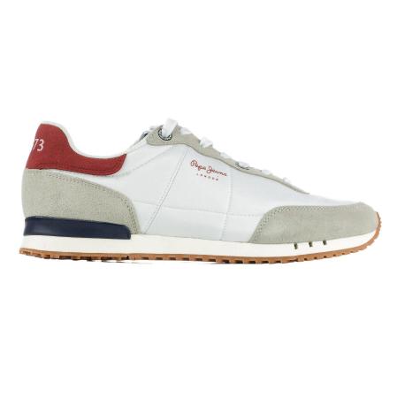 Мужские кроссовки Pepe Jeans London TINKER BASIC NYLON PMS30505, белые