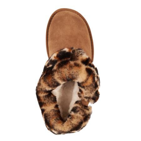 Женские полусапоги из овчины (угги) EMU Australia Slipper Baia Bow W13210, коричневые