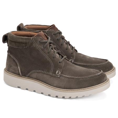 Мужские ботинки Clarks Barnes Mid 26167313, серые