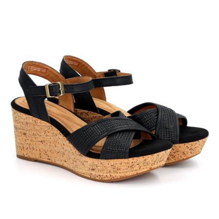 Женские босоножки Clarks Clarks Elleri Plum 26171439, черные Женские босоножки Clarks Clarks Elleri Plum 26171439, черные