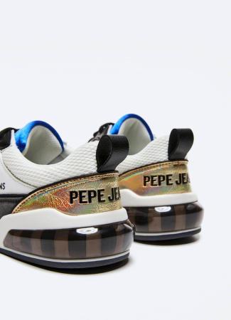 Женщины кроссовки Pepe Jeans London MARBLE URBAN PLS31187, белые