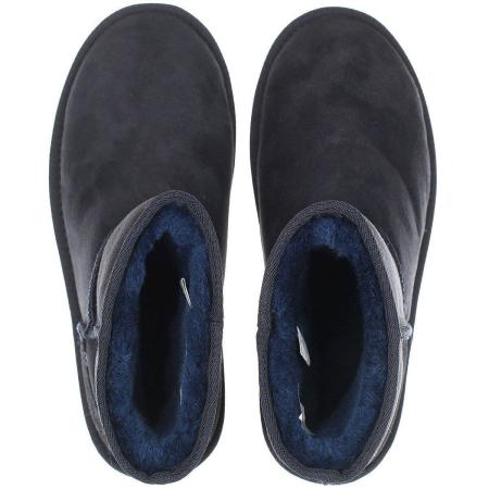 Женские полусапоги из овчины (угги) EMU Australia Stinger Mini W10003, синие
