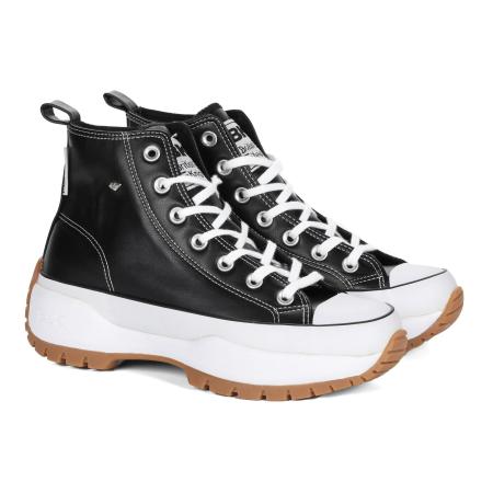 Женские высокие кеды British Knights KAYA MID FLY B49-3735-02, черные