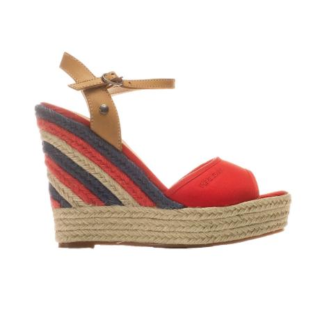Женские босоножки Pepe Jeans London OHARA EVY PLS90457, красные Женские босоножки Pepe Jeans London OHARA EVY PLS90457, красные