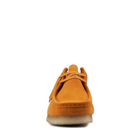 Мужские полуботинки Clarks Wallabee 26157370, оранжевые