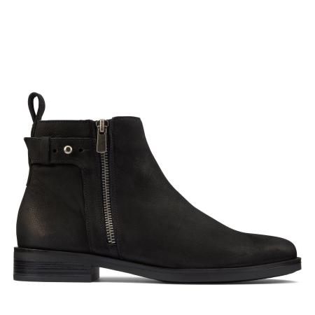 Женские полусапоги Clarks Memi Lo 26162170, черные Женские полусапоги Clarks Memi Lo 26162170, черные