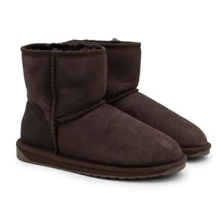 Женские полусапоги из овчины (угги) EMU Australia Stinger Mini W10003, коричневые
