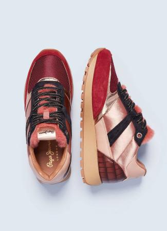 Женские кроссовки Pepe Jeans London DEAN PETTY PLS31219, розовые