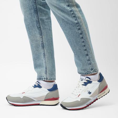 Мужские кроссовки Beverly Hills Polo Club KING POWER MIX BHM513105, белые