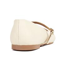 44413101-1000 - Женские балетки Bugatti, бежевые  44413101-1000 - Женские балетки Bugatti, бежевые