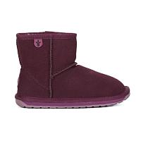 Wallaby Mini K10103 - Детские полусапоги из овчины (угги) EMU Australia, фиолетовые Wallaby Mini K10103 - Детские полусапоги из овчины (угги) EMU Australia, фиолетовые