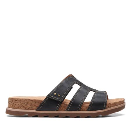 Женские сланцы Clarks Clarks Yacht Coral 26171761, черные