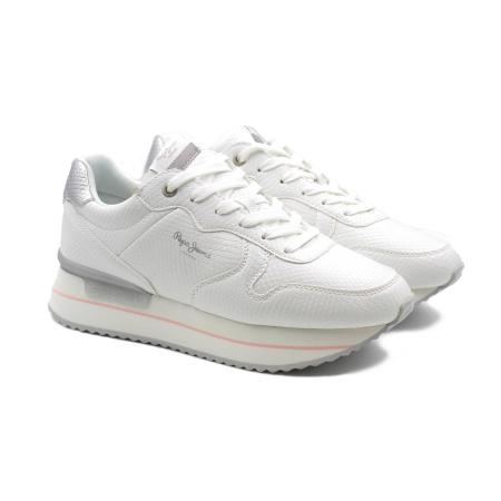 Женщины кроссовки Pepe Jeans London RUSPER BELL PLS31188, белые