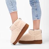 Stingers Stinger Micro Flatform Teddy W13187 - Женские полусапоги из овчины (угги) EMU Australia, белые