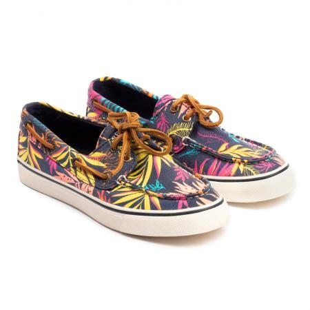 Женские топсайдеры Sperry Top-Sider Bahama Seaweed Print STS94718, розовые