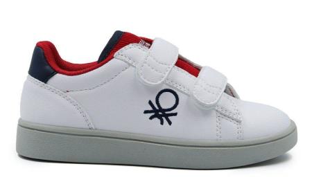 Детские кеды United Colors of Benetton Cupsole BTK124020, белые
