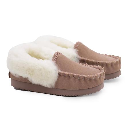 Женские тапочки EMU Ridge SMU Molly Moccasin RW10021, розовые