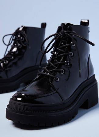 Женские высокие ботинки Pepe Jeans London ROCK LACES PLS50427, черные