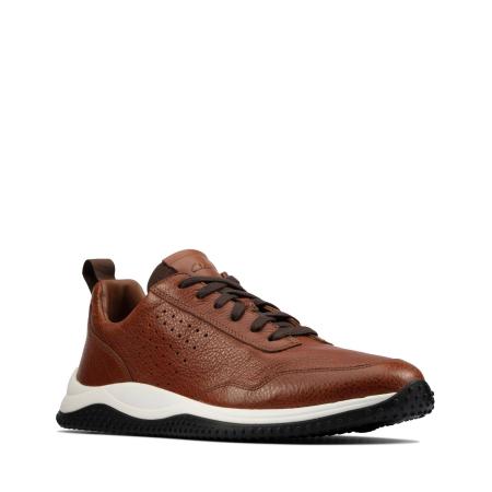 Мужские кроссовки Clarks Puxton Lace 26157828, коричневые