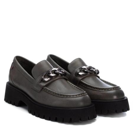 Женские лоферы CARMELA LEATHER LADIES SHOES 160358, серые