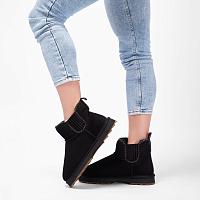 Sheepskin Fashion Higgie W13198 - Женские полусапоги из овчины (угги) EMU Australia, черные Sheepskin Fashion Higgie W13198 - Женские полусапоги из овчины (угги) EMU Australia, черные