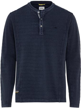 Мужской джемпер Camel Active Henley 1/1 Arm 409675-8T11, синий